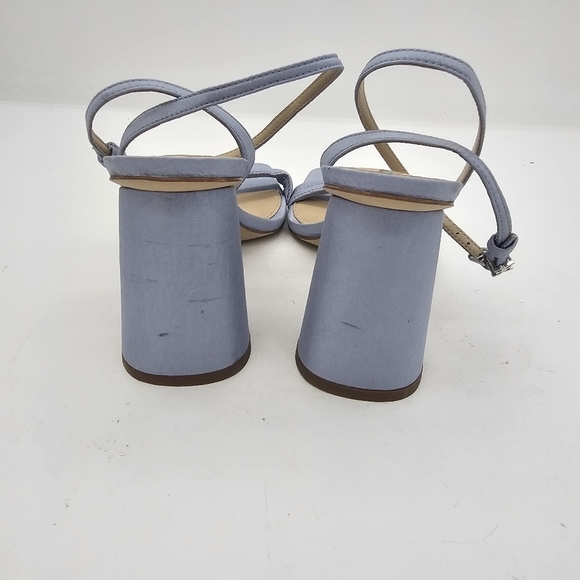 Sam Edelman Kia Square Toe Heels Oslo Blue Size 6 - Picture 5 of 11